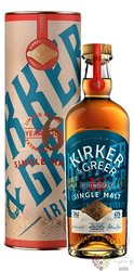 Kirker &amp; Greer  Single malt  aged 16 years Irish whiskey 43% vol.  0.70 l