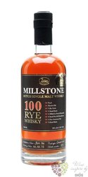 Millstone  100  Dutch pure rye whisky by  Zuidam 50% vol.    0.70 l