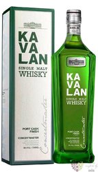 Kavalan Concertmaster „ Port cask ” single malt Taiwan whisky 40% vol.  0.70 l