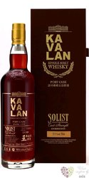 Kavalan Solist „ Porto cask ” single malt Taiwan whisky 57.8% vol.  0.70 l