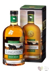Langatun „ Old Bear smoky ” Swiss single malt whisky 40% vol.   0.70 l