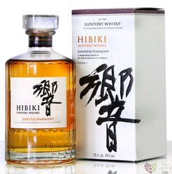 Hibiki „ Japanese Harmony ” premium Japanese blended whisky by Suntory  43% vol.   0.70 l