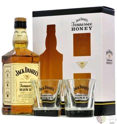 Jack Daniels  Honey 2glass set  Tennessee whiskey liqueur 35% vol.  0.70 l