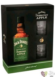 Jack Daniels  Apple 2 glass set  flavored Tennessee whiskey 35% vol.  0.70 l