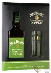 Jack Daniels  Apple 1 glass set  flavored Tennessee whiskey 35% vol.  0.70 l