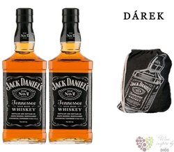 Jack Daniels  Gift set  Tennessee whiskey 40% vol.  2x0.70 l