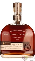 Woodford Reserve  Double oaked  Kentucky straigth bourbon 43.2% vol.  0.70 l