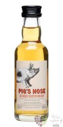 Pig nose smooth blended Scotch whisky by Oldbury 40% vol.  0.05 l