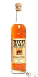 High west  Rendevous rye  straight rye American whiskey 46% vol.    0.70 l