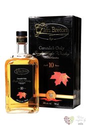 Glen Breton  Rare  aged 10 years Canadian single malt whisky 40% vol.    0.70l