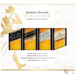 Johnnie Walker  Discover set  Scotch whisky 40% vol.  4x0.05 l