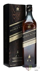 Johnnie Walker  Double Black  12 years old premium blended Scotch whisky 40% vol.  0.70 l