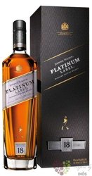 Johnnie Walker Private blend „ Platinum label ” 18 years old Scotch whisky 40% vol.  1.00 l
