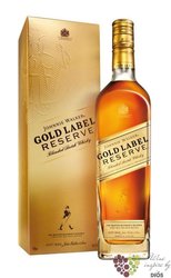Johnnie Walker „ Gold label reserve ” premium blended Scotch whisky 40% vol.  0.70 l