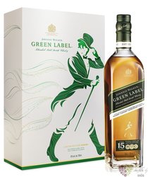 Johnnie Walker  Green label  aged 15 years glass set Scotch whisky 43% vol.  0.70 l