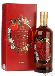 Nikka whisky „ Rita ” aged 30 years Japanese apple brandy 43% vol.  0.70 l