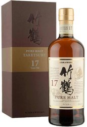 Taketsuru 17 years old Japan pure malt whisky Nikka distillery 43% vol.  0.70 l