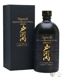 Togouchi aged 15 years blended Japanese whisky 43.8% vol.  0.70 l