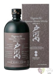Togouchi „ Sake cask ” blended Japanese whisky 40% vol. 0.70 l