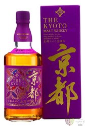 Kyoto Miyako  Murasaki Obi Purple - Nishijin Ori  blended malt Japanese whisky 43% vol. 0.70 l