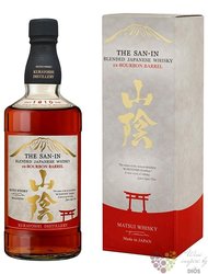 Matsui the San In „ Bourbon barrel ” blended Japanese whisky 43% vol.  0.70 l