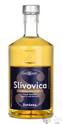 Slivovica  Z dubovho sudu  Moravian aged plum brandy ufnek 45% vol. 0.50 l