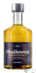 Hruškovica „ Z dubového sudu ” Moravian aged pear brandy Žufánek 40% vol.  0.10 l
